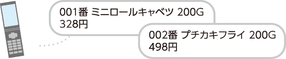 001番　ミニロールキャベツ 200G 328円