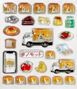 タノモットぷっくりシール