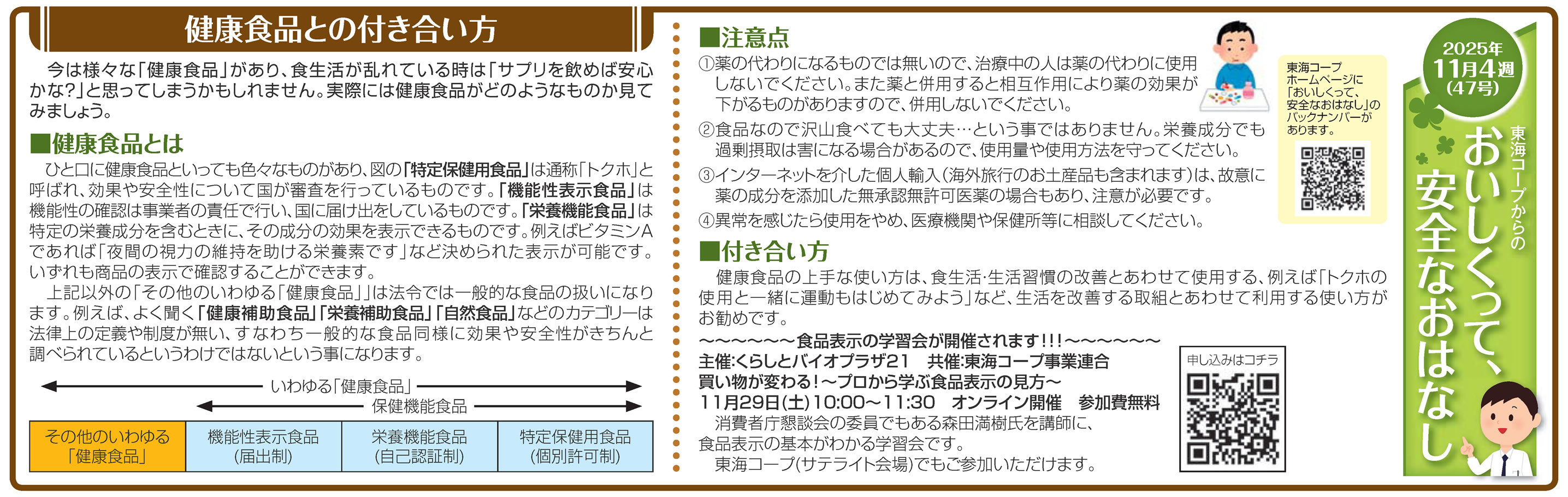 47号‗健康食品との付き合い方